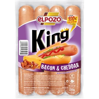 Elpozo King Bacon & Cheddar 330 g