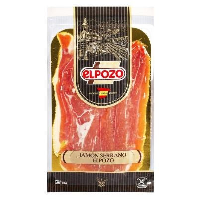 Elpozo Jamon Serrano (Cured Pork Ham) 60 g