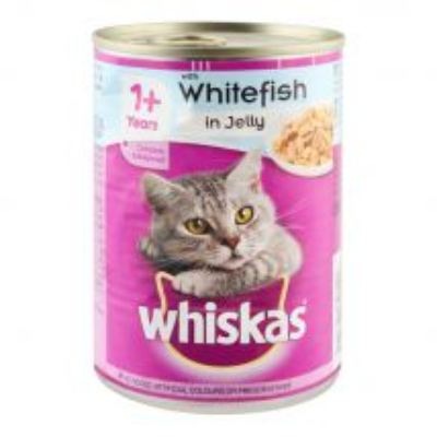 Whiskas Whitefish In Jelly Cat Food 390 g