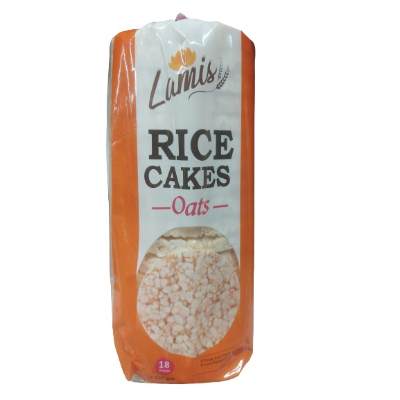 Lamis Rice Cakes Oats 120 g x18