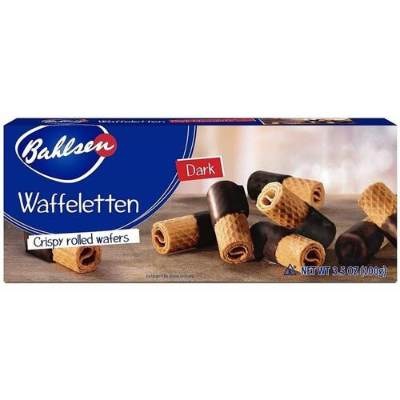 Bahlsen Dark Chocolate Coated Wafer Rolls 100 g