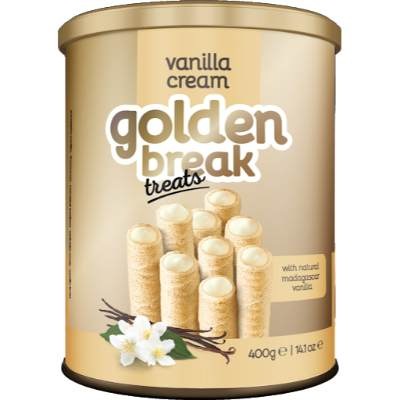 Golden Break Vanilla Cream Wafer Rolls 400 g