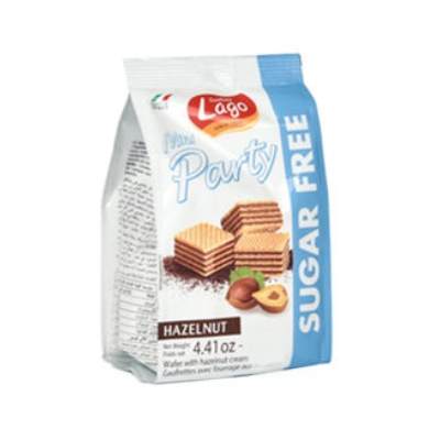 Lago Mini Party Sugar-Free Hazelnut Wafers 120 g