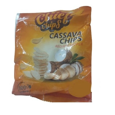 Chief Chips Cassava Chips Red Hot Pepper 60 g