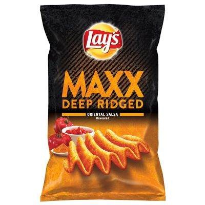 Lay's Maxx Deep Ridged Oriental Salsa Chips 130 g