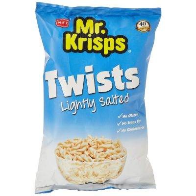 Mr Krisps Twists Lightly Salted Chips 80 g