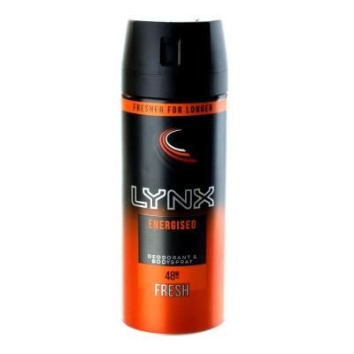 Lynx Deodorant Body Spray Energised 48 Hours 150 ml