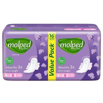 Molped Maxi Thick Sanitary Pad Long x16