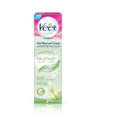 Veet Silky Fresh Hair Removal Cream Dry Skin 100 ml