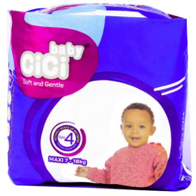 Baby Cici Soft & Gentle Diapers Size 4 Maxi 7-18 kg x8