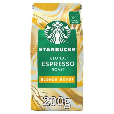 Starbucks Espresso Blonde Roast Whole Bean Coffee 200 g