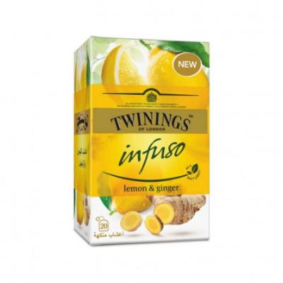 Twinings Infuso Lemon & Ginger Tea 30 g x20