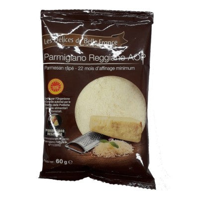 Les Delices De Belle France Parmigiano Reggiano Rape 60 g (Shredded Parmesan Cheese)