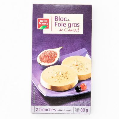 Belle France Bloc De Foie Gras De Canard (Duck) 40 g 2 Slices