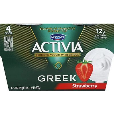 Greek Yoghurt Strawberry 4X125