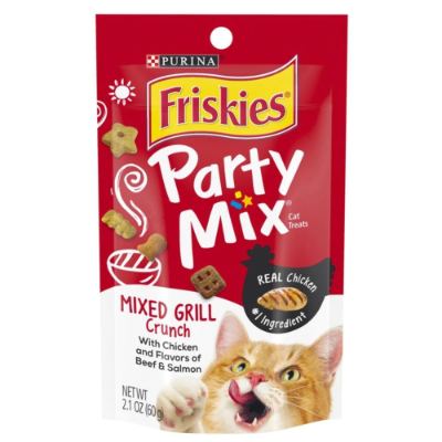 Friskies Party Mix Mixed Grill Crunch Cat Food 60 g