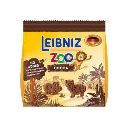 Leibniz Zoo Cocoa Biscuits 100 g