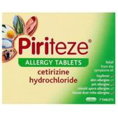 Piriteze Allergy 7 Tablets