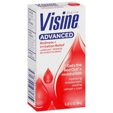 Visine Advanced Redness & Irritation Reliever Eye Drops 19 ml