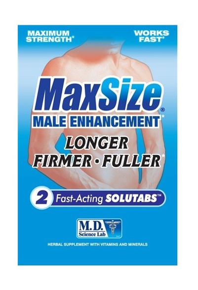 MaxSize Male Enhancement 2 Solutabs