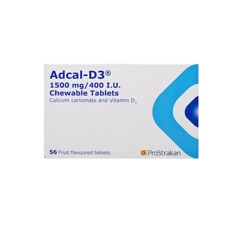 Adcal D3 1500 mg/400 I.U. 56 Tablets