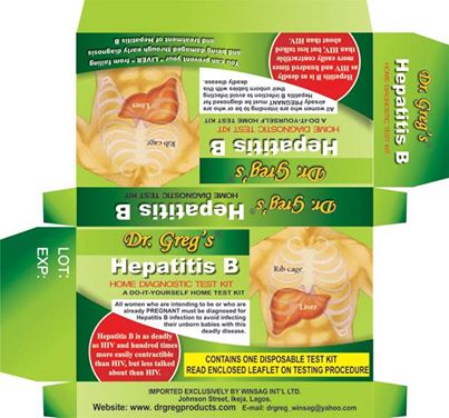 Dr Greg's Hepatitis B Test Strip