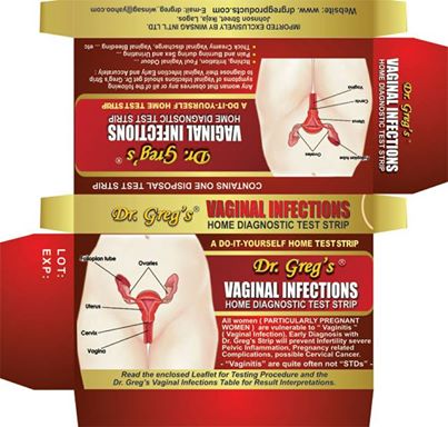 Dr Greg's Vaginal Infections Test Strip