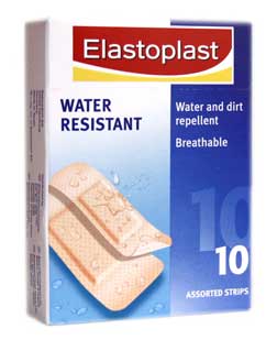 Elastoplast Anti-Bacterial Waterproof Plaster 10 Strips