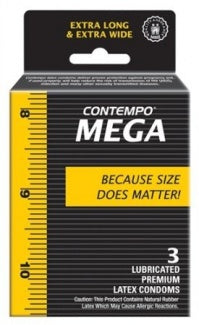 Contempo Mega 3 Condoms