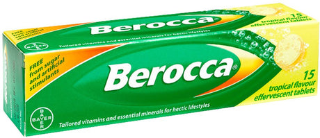 Berocca Tropical Flavour 15 Effervescents