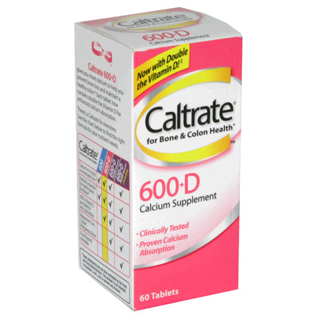 Caltrate 600+D 120 Tablets