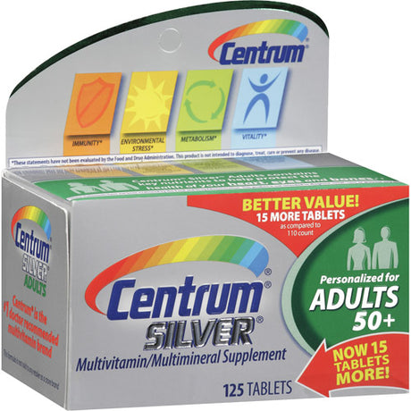 Centrum Silver Adult 125 Tablets