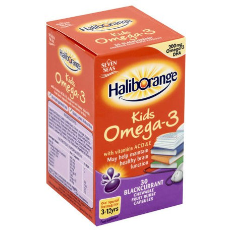 Haliborange Kids Omega 3 Blackcurrant 30 Chewables