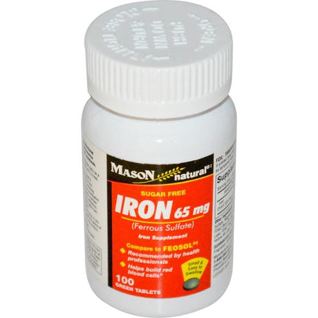 Mason Iron 65 mg 100 Tablets