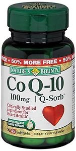 Nature's Bounty CoQ10 100 mg Q-Sorb 45 Soft Gels