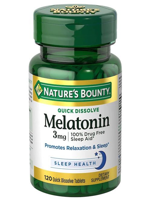 Nature's Bounty Melatonin 3 mg 120 Tablets