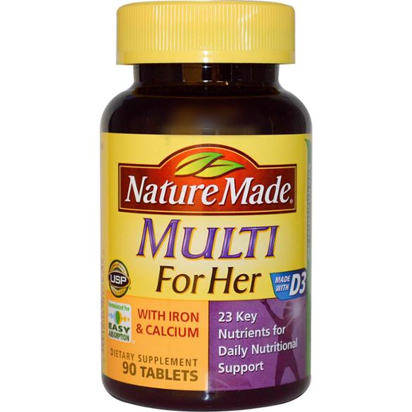 Nature Made Multi For Her 90 Tablets