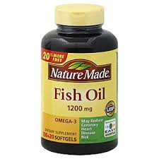 Nature Made Omega 3 Fish Oil 1200 mg 120 Soft Gels