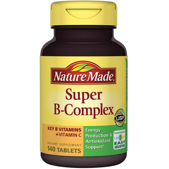 Nature Made Super B Complex 100 + 40 Tablets