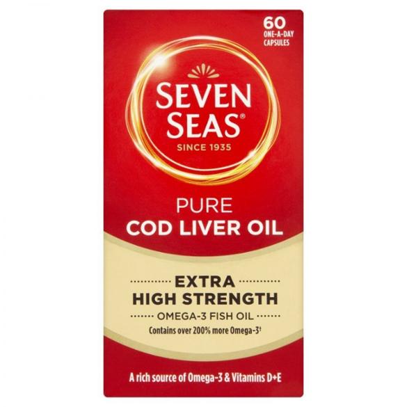 Seven Seas Cod Liver Oil Extra High Strength 60 Capsules