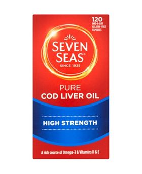 Seven Seas Cod Liver Oil High Strength 120 Capsules