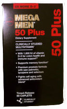 GNC Mega Men 50+ 60 Capsules