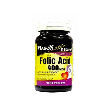 Mason Folic Acid 400 mg 100 Tablets