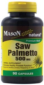 Mason Saw Palmetto 500 mg 90 Capsules