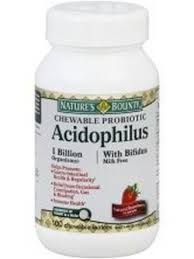 Nature's Bounty Acidophilus 100 Chew Wafers