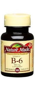 Nature Made Vitamin B6 100 mg 100 Tablets