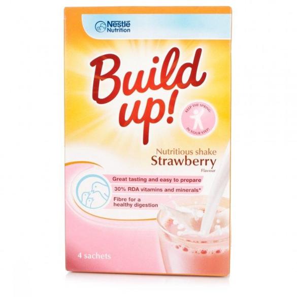 Nestle Build-Up Strawberry 4 Sachets