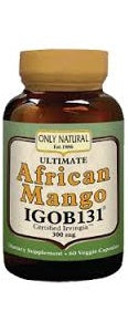 Only Natural Ultimate African Mango 500 mg 60 Vegetarian Capsules