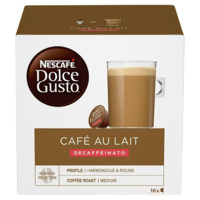 Nescafe Dolce Gusto Cafe Au Lait Decaffeinated x16