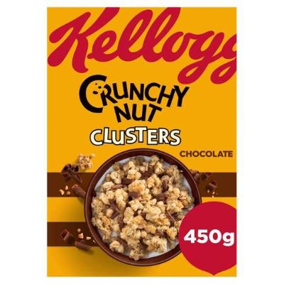 Kellogg's Crunchy Nut Clusters Chocolate 450 g